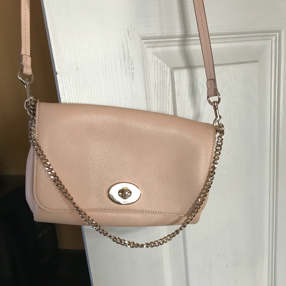 Coach crossbody- blush pink